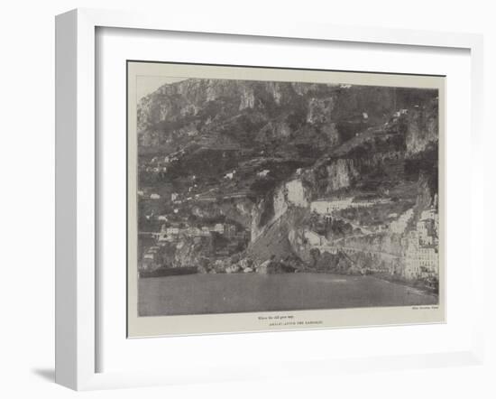 Amalfi after the Landslip-null-Framed Giclee Print