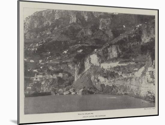 Amalfi after the Landslip-null-Mounted Giclee Print