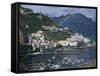 Amalfi, Amalfi Coast, Italy-Walter Bibikow-Framed Stretched Canvas