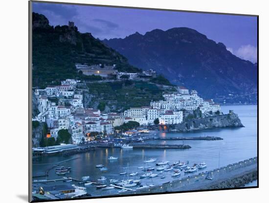 Amalfi, Amalfi Coast, Italy-Walter Bibikow-Mounted Photographic Print