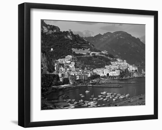 Amalfi, Amalfi Coast, Italy-Walter Bibikow-Framed Premium Photographic Print