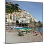 Amalfi Beach-Marilyn Dunlap-Mounted Art Print