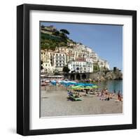 Amalfi Beach-Marilyn Dunlap-Framed Art Print