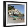 Amalfi Beach-Marilyn Dunlap-Framed Art Print