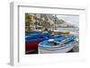 Amalfi Boats, Campania, Italy-George Oze-Framed Photographic Print