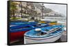 Amalfi Boats, Campania, Italy-George Oze-Framed Stretched Canvas