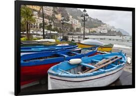 Amalfi Boats, Campania, Italy-George Oze-Framed Photographic Print