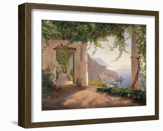 Amalfi Cappuccini-Carl Frederic Aagaard-Framed Premium Giclee Print