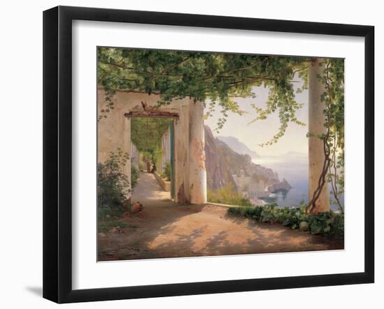 Amalfi Cappuccini-Carl Frederic Aagaard-Framed Premium Giclee Print