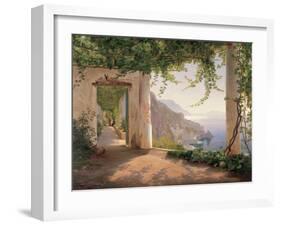 Amalfi Cappuccini-Carl Frederic Aagaard-Framed Premium Giclee Print