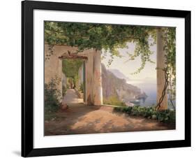 Amalfi Cappuccini-Carl Frederic Aagaard-Framed Premium Giclee Print