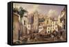 Amalfi Cathedral, 1866-Giacinto Gigante-Framed Stretched Canvas