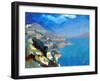 Amalfi Coast, 2007-Clive Metcalfe-Framed Giclee Print