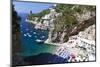 Amalfi Coast Beach at Praiano, Italy-George Oze-Mounted Premium Photographic Print