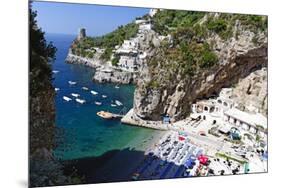 Amalfi Coast Beach at Praiano, Italy-George Oze-Mounted Photographic Print