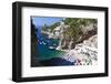 Amalfi Coast Beach at Praiano, Italy-George Oze-Framed Photographic Print