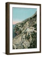 Amalfi Coast, Capuchin Hotel-null-Framed Art Print