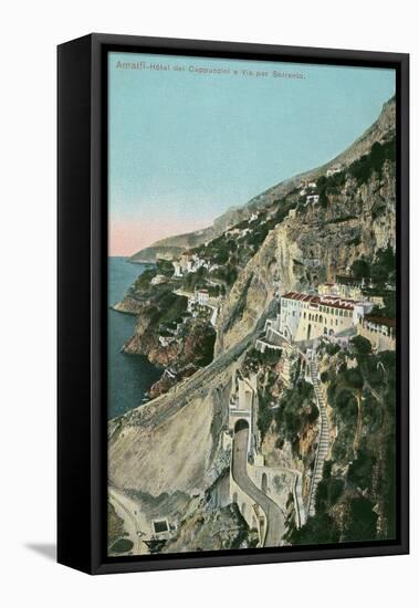 Amalfi Coast, Capuchin Hotel-null-Framed Stretched Canvas