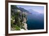 Amalfi Coast Cliffside Scenic , Italy-George Oze-Framed Photographic Print