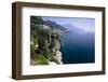 Amalfi Coast Cliffside Scenic , Italy-George Oze-Framed Photographic Print