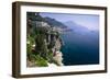 Amalfi Coast Cliffside Scenic , Italy-George Oze-Framed Photographic Print