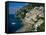 Amalfi Coast, Coastal View and Village, Positano, Campania, Italy-Steve Vidler-Framed Stretched Canvas