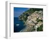 Amalfi Coast, Coastal View and Village, Positano, Campania, Italy-Steve Vidler-Framed Photographic Print