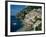 Amalfi Coast, Coastal View and Village, Positano, Campania, Italy-Steve Vidler-Framed Photographic Print