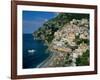 Amalfi Coast, Coastal View and Village, Positano, Campania, Italy-Steve Vidler-Framed Photographic Print