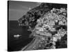 Amalfi Coast, Coastal View and Village, Positano, Campania, Italy-Steve Vidler-Stretched Canvas