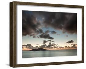 Amalfi Coast, Italy: View of the Nearby Island of Capri, a Popular Summer Tourist Destination.-Ian Shive-Framed Photographic Print