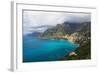 Amalfi Coast Scenic Vista at Positano, Italy-George Oze-Framed Photographic Print