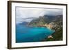 Amalfi Coast Scenic Vista at Positano, Italy-George Oze-Framed Photographic Print