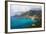 Amalfi Coast Scenic Vista at Positano, Italy-George Oze-Framed Photographic Print