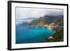 Amalfi Coast Scenic Vista at Positano, Italy-George Oze-Framed Photographic Print