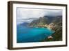 Amalfi Coast Scenic Vista at Positano, Italy-George Oze-Framed Photographic Print