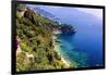 Amalfi Coast Scenic Vista, Conca Dei Marini, Italy-George Oze-Framed Photographic Print