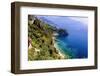 Amalfi Coast Scenic Vista, Conca Dei Marini, Italy-George Oze-Framed Photographic Print
