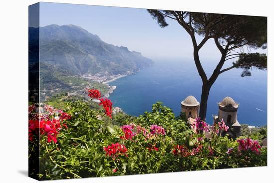 Amalfi Coast Vista at Ravello, Italy-George Oze-Stretched Canvas