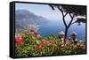 Amalfi Coast Vista at Ravello, Italy-George Oze-Framed Stretched Canvas