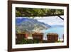 Amalfi Coast Vista from Under a Trellis-George Oze-Framed Photographic Print