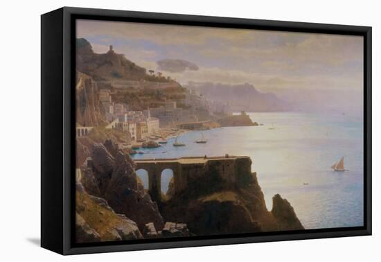 Amalfi Coast-William Stanley Haseltine-Framed Stretched Canvas