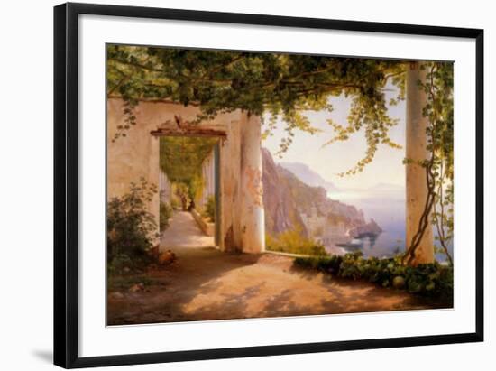 Amalfi Dia Cappuccini-Carl Frederic Aagaard-Framed Art Print