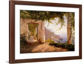 Amalfi Dia Cappuccini-Carl Frederic Aagaard-Framed Art Print