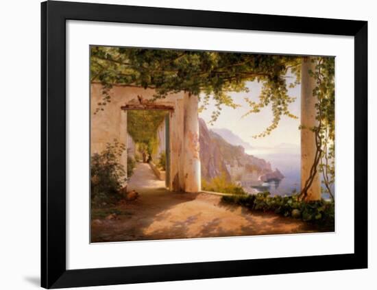 Amalfi Dia Cappuccini-Carl Frederic Aagaard-Framed Art Print