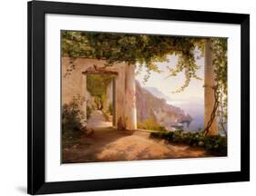 Amalfi Dia Cappuccini-Carl Frederic Aagaard-Framed Art Print