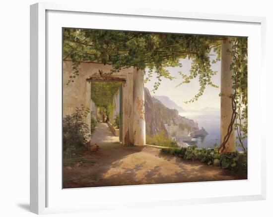 Amalfi Dia Cappuccini-Carl Frederic Aagaard-Framed Giclee Print