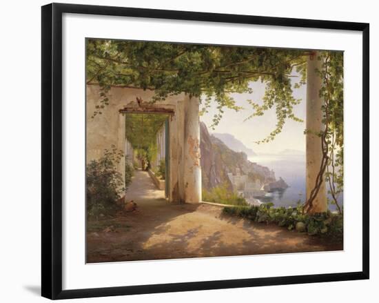 Amalfi Dia Cappuccini-Carl Frederic Aagaard-Framed Giclee Print