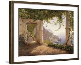 Amalfi Dia Cappuccini-Carl Frederic Aagaard-Framed Giclee Print