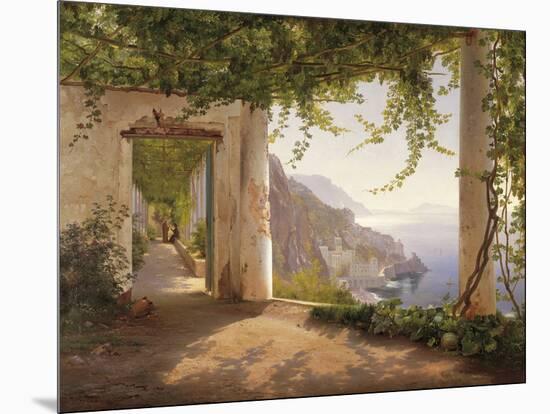 Amalfi Dia Cappuccini-Carl Frederic Aagaard-Mounted Giclee Print